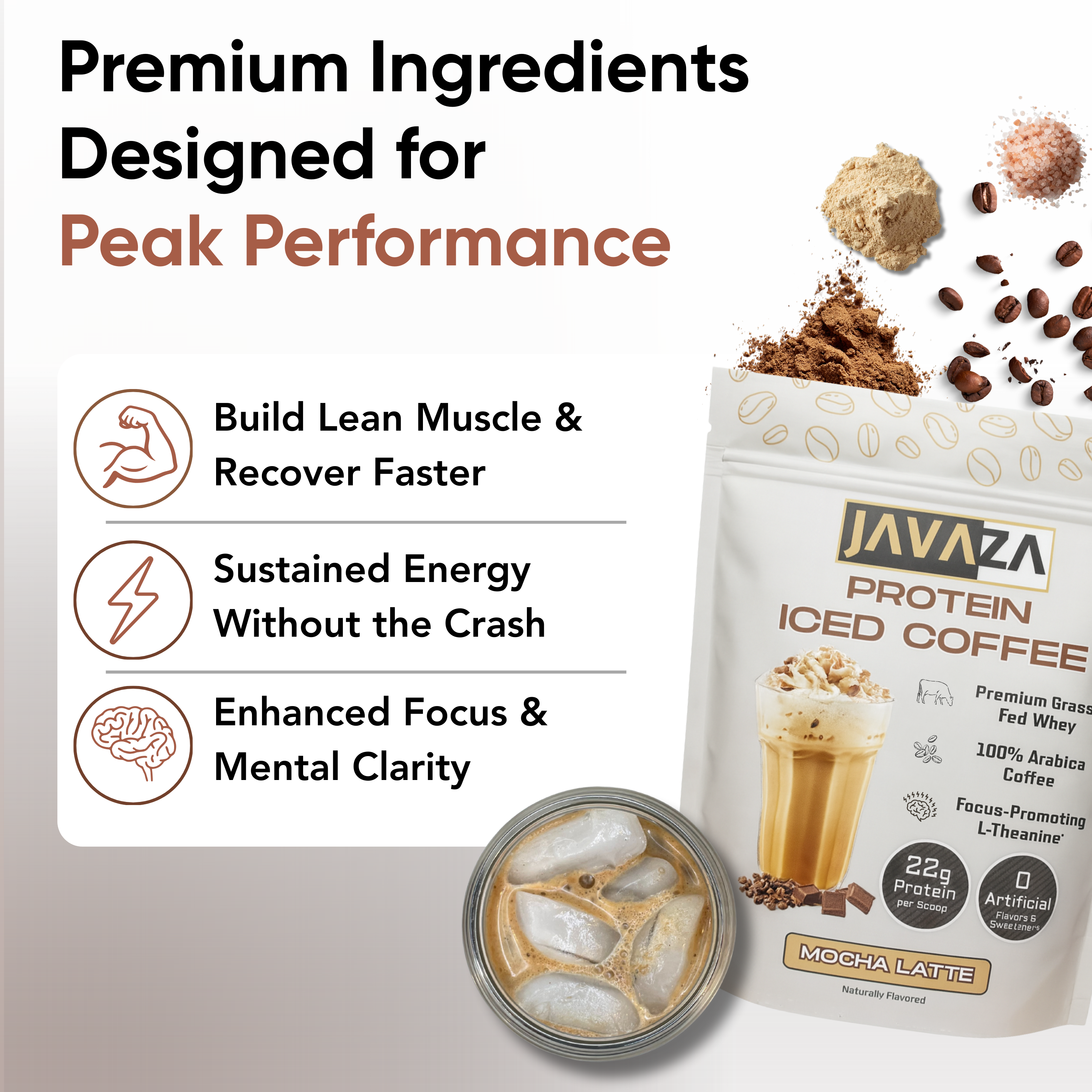 Mocha Latte Protein Iced Coffee